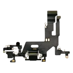 Charging Port Flex Cable For iPhone 11 (Premium) (Black)