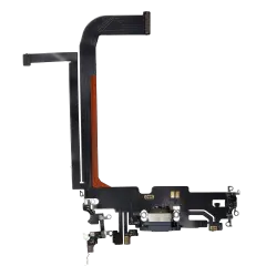 Charging Port Flex Cable For iPhone 13 Pro Max (Aftermarket Plus) (Sierra Blue)