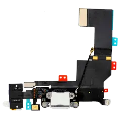 Charging Port Flex Cable For iPhone 5S (Silver)