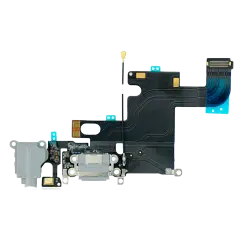 Charging Port Flex Cable For iPhone 6 (Used OEM Pull: Grade A) (Gray)