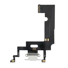 Charging Port Flex Cable For iPhone XR (Aftermarket) (White)
