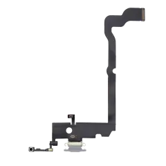 Charging Port Flex Cable For iPhone XS Max (Aftermarket) (Silver)