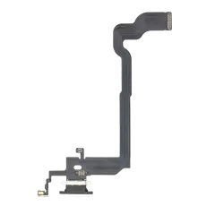 Charging Port Flex Cable For iPhone X (Aftermarket) (Space Gray)