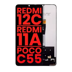 LCD Assembly Without Frame For Xiaomi Redmi 12C / Redmi 11A / Poco C55 (Aftermarket Plus) (All Colors)