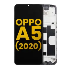 LCD Assembly With Frame For OPPO A5 (2020) (Refurbished) (All Colors)