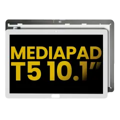 LCD Assembly Without Frame For Huawei MediaPad T5 10.1" (LTE Version) (Refurbished) (White)