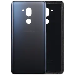 Back Cover Glass With Adhesive Pre-Installed For LG G7 One (New Aurora Black)