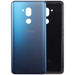 Back Cover Glass With Adhesive Pre-Installed For LG G7 One (New Moroccan Blue)