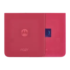 Bottom Back cover Glass For Motorola Razr Plus / Razr 40 Ultra (XT2321 / 2023) (Genuine OEM) (Barberry)