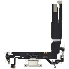 Charging Port Flex Cable For iPhone 16 (Aftermarket Plus) (White)