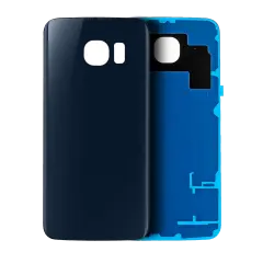 Back Cover Glass For Samsung Galaxy S6 (No Logo) (Aftermarket Plus) (Black Sapphire)