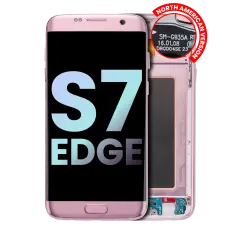 OLED Assembly With Frame For Samsung Galaxy S7 Edge G935A (North American Version) (Service Pack) (Rose Gold)