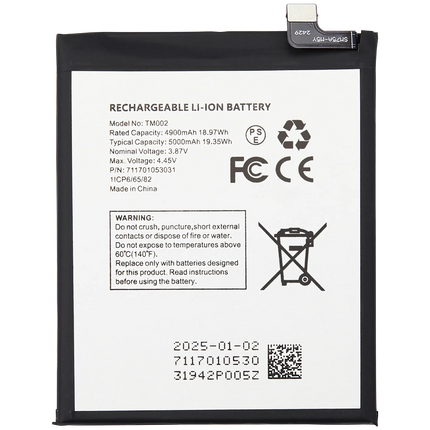 Battery | for: Revvl 7, Revvl 7 Pro