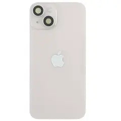 Back Glass w/ MagSafe Magnet & NFC & Flashlight Flex For iPhone 14 Plus (Genuine OEM) (Starlight)