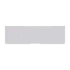 Single Pack (Palm Rest) Skin For MacBook Pro 15" A1990 (2018-2019) / A1707 (2016-2017) (Silver)