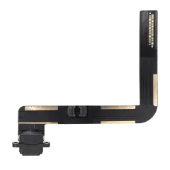 Charging Port Flex Cable For iPad Air 1 / iPad 5 (2017) / iPad 6 (2018) (Soldering Required) (Aftermarket Plus) (Black)