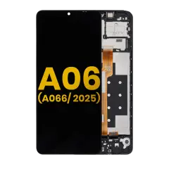 LCD Assembly With Frame For Samsung Galaxy A06 5G (A066/ 2025) (Refurbished) (All Colors)