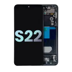 OLED Assembly With Frame For Samsung Galaxy S22 5G (Service Pack) (Graphite)