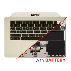 Top Case Assembly With Battery And Keyboard For MacBook Air 15" (A2941 / Mid 2023) (US Keyboard) (Starlight)