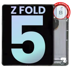 Inner OLED Assembly With Frame For Samsung Galaxy Z Fold 5 5G (US & International) (Service Pack) (Gray)
