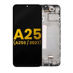 OLED Assembly With Frame For Samsung Galaxy A25 5G (A256 / 2023) (Refurbished) (All Colors)