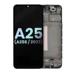 OLED Assembly With Frame For Samsung Galaxy A25 5G (A256 / 2023) (Service Pack) (All Colors)