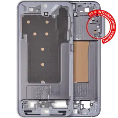 Mid-Frame Housing For Samsung Galaxy S25 Plus 5G (US & International Version) (Silver Shadow)