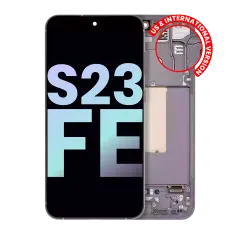 OLED Assembly With Frame For Samsung Galaxy S23 FE 5G (US & International Version) (Service Pack) (Graphite)