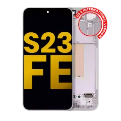 OLED Assembly With Frame For Samsung Galaxy S23 FE 5G (US & International Version) (Refurbished) (Mint / Cream / Purple / Indigo / Tangerine)