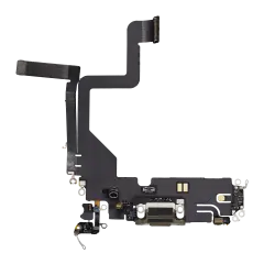 Charging Port Flex Cable For iPhone 14 Pro (Used OEM Pull) (Gold)