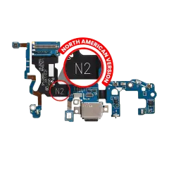 Charging Port With Flex Cable For Samsung Galaxy S9 (G960U) (US Version) (Service Pack)