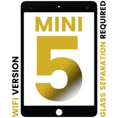 Front Glass For iPad  Mini 5 (Glass Separation Required) (WiFi Only) (All Colors)