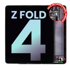 Inner OLED Assembly With Frame For Samsung Galaxy Z Fold 4 5G (US & International) (Service Pack) (Burgundy)