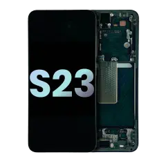 OLED Assembly With Frame For Samsung Galaxy S23 5G (US & International) (Service Pack) (Phantom Black)