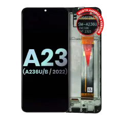 LCD Assembly With Frame For Samsung Galaxy A23 5G (A236U/B / 2022) (North American U/B Version) (Service Pack) (All Colors)