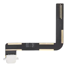 Charging Port Flex Cable For iPad Air 1 / iPad 5 (2017) / iPad 6 (2018) (Soldering Required) (Aftermarket Plus) (White)