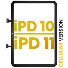 Digitizer For iPad 10 (2022) / iPad 11 (2025) (Premium) (WiFi / Cellular) (Black)