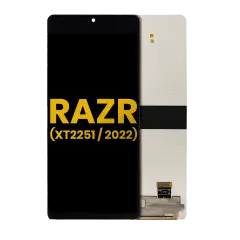 Main OLED Assembly Without Frame For Motorola Razr 5G (XT2251 / 2022) (Refurbished) (All Colors)