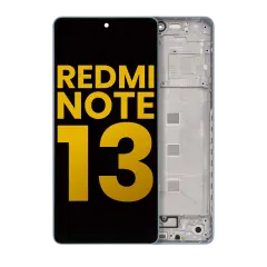 OLED Assembly With Frame For Xiaomi Redmi Note 13 5G (Refurbished) (Blue)