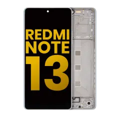 OLED Assembly With Frame For Xiaomi Redmi Note 13 5G (Refurbished) (White)
