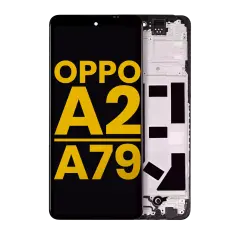 LCD Assembly With Frame For OPPO A2 5G / A79 5G (Refurbished) (All Colors)