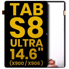 OLED Assembly Without Frame For Samsung Galaxy Tab S8 Ultra  14.6" (X900 / X906 ) (2022)  (Refurbished) (Black)