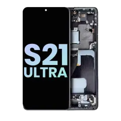 OLED Assembly With Frame For Samsung Galaxy S21 Ultra 5G (Service Pack) (Phantom Navy)