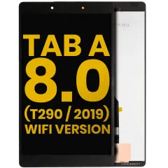 LCD Assembly Without Frame For Samsung Galaxy Tab A 8.0"  (T290) (2019) (WiFi Version) (Refurbished) (Black)