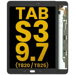 LCD Assembly For Samsung Galaxy Tab S3 9.7" (T820 / T825) (2017) (Refurbished) (Black)