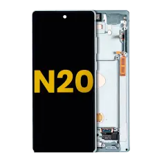 OLED Assembly With Frame For Samsung Galaxy Note 20 5G (Refurbished) (Mystic Green)
