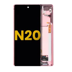 OLED Assembly With Frame For Samsung Galaxy Note 20 5G (Refurbished) (Mystic Bronze)