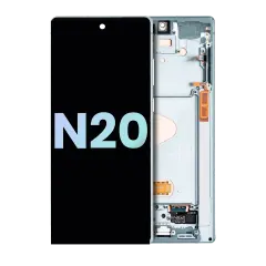 OLED Assembly With Frame For Samsung Galaxy Note 20 5G (Service Pack) (Mystic Green)