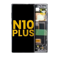 OLED Assembly With Frame For Samsung Galaxy Note 10 Plus / 5G (Refurbished) (Aura Black)