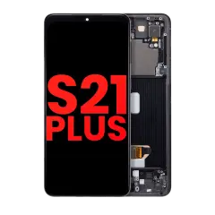 OLED Assembly With Frame For Samsung Galaxy S21 Plus 5G (Aftermarket Plus) (Phantom Black)